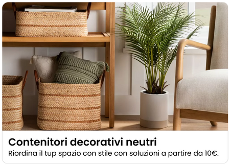 Contenitori ceste e cestini