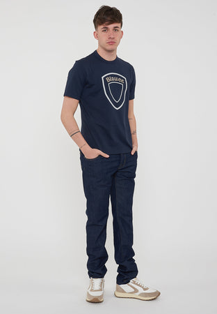 Blauer T-shirt uomo mod Hallet