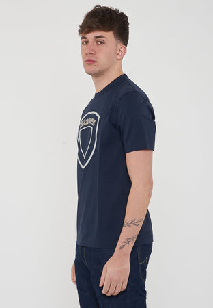 Blauer T-shirt uomo mod Hallet