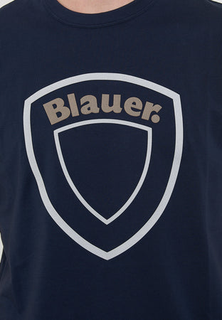 Blauer T-shirt uomo mod Hallet