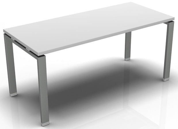 Scrivania direzionale in legno con gambe metalliche a cavalletto o a ponte cm. 180/200x90x73,4h