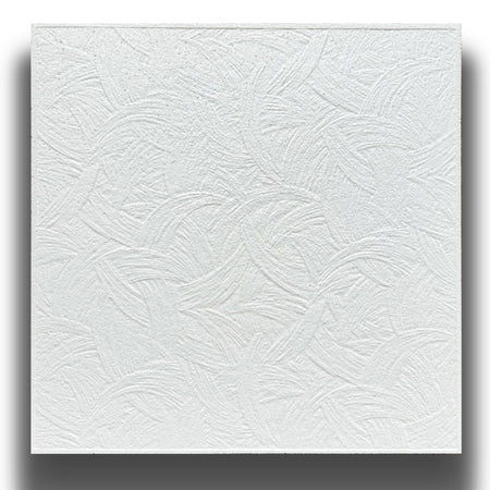 10 o 20mq (40 oppure 80 pezzi) di pannello decorativo a soffitto in polistirene compatto 50x50cm (spess. 1cm) PALERMO - Eternal Parquet