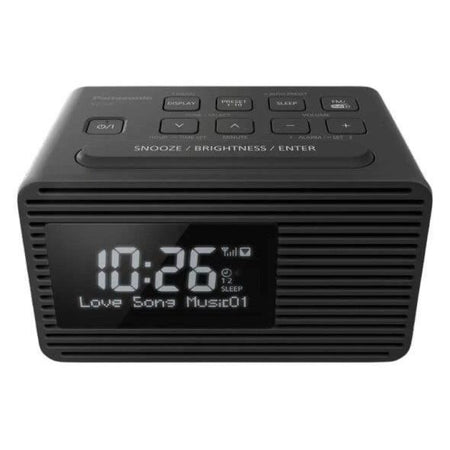 Radiosveglia - PANASONIC - RC-D8EG-K - DAB+ - Snooze - Nero