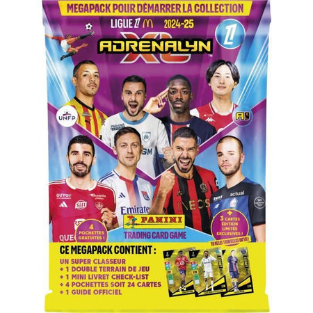 Starter pack - PANINI - Adrenalyn XL Ligue 1 McDonald's 2024-2025 - Raccoglitore e cartoline