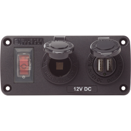 Pannello 12V Presa Usb Interruttore