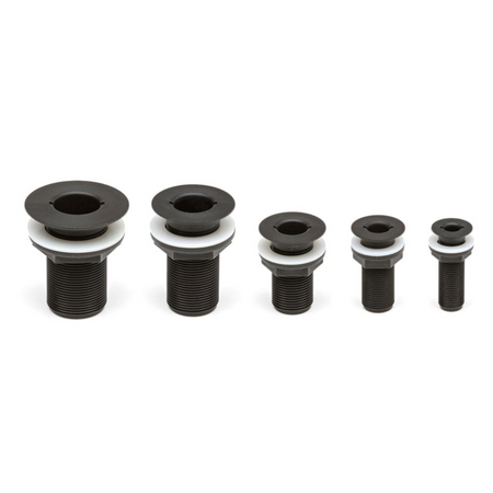 Passascafo Incasso 1/2" Nero
