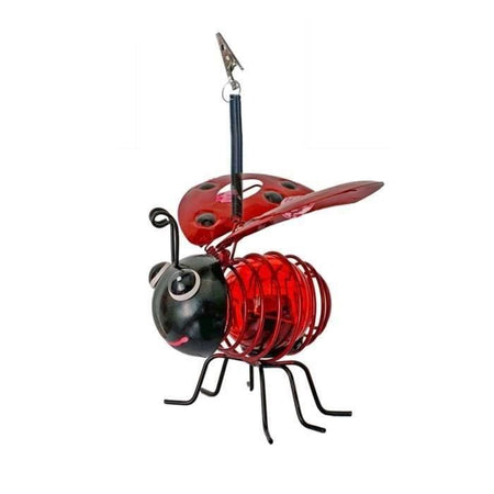 GALIX Coccinella solare a clip - In plastica - Durata dell'illuminazione 8 h