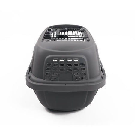 Gabbia per trasporto gatti M.PETS ECO GIRO - Gabbia in plastica - Taglia S - Grigio
