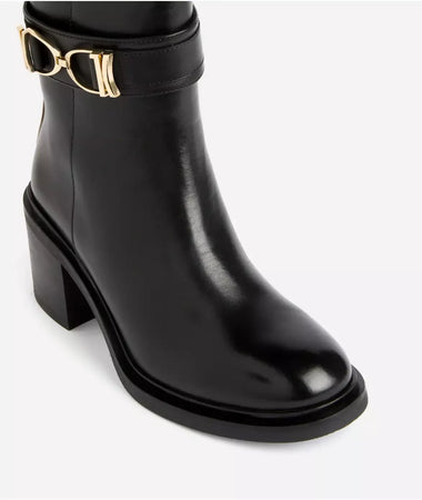 Alviero Martini Donna Tronchetti in pelle liscia con doppio morsetto 1C Neri