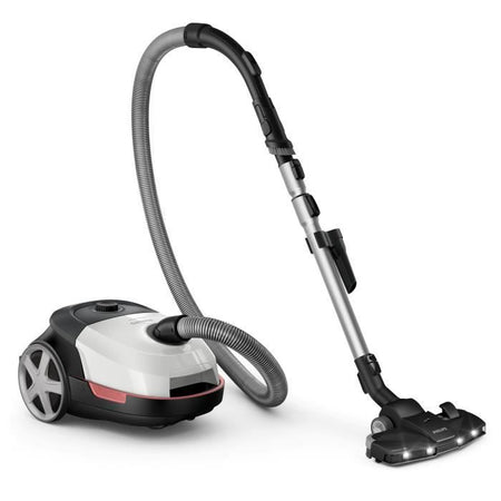 Aspirapolvere a traino con sacco - PHILIPS XD6122/12 - 900 W - 4 L - Bianco polare