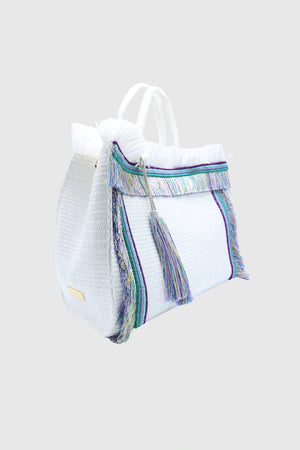 PHO Firenze | Borsa media con dettaglio frange e nappe