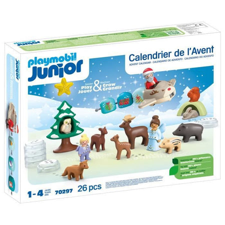 PLAYMOBIL JUNIOR 70297 PLAYMOBIL Junior Calendario dell'Avvento, 24 sorprese, 12 mesi