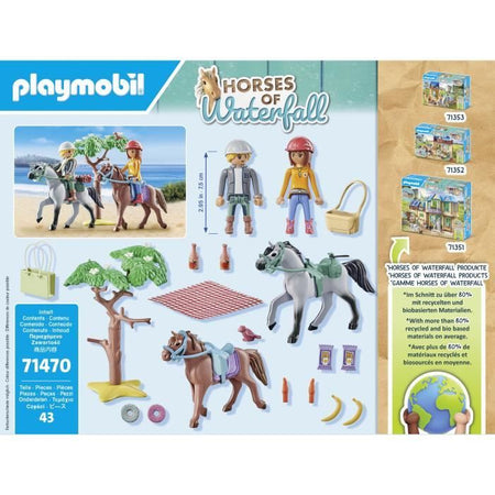 PLAYMOBIL 71470 Amélia e Ben con i cavalli