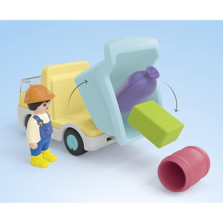 PLAYMOBIL Junior 71686 Operaio di camion e garage, Disney, 12 mesi
