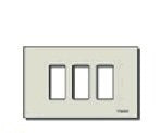 Placca 3 Foro X Scat Ret Allum Vimar 8637 Concorre
