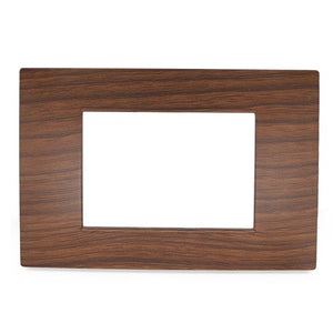 Placca 3F Ciliegio Mapam 6003-03 3P Comp V/Plana Compatibile Vimar Plana