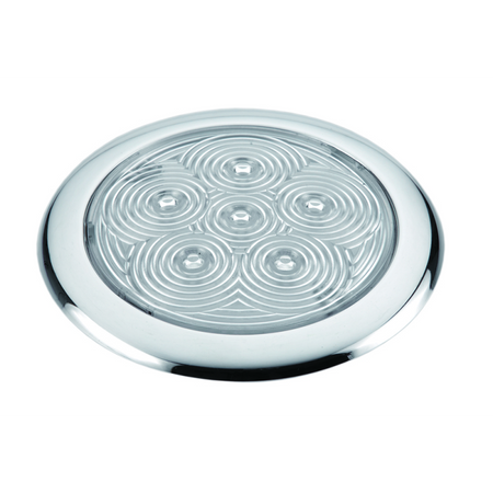 Plafoniera Inox A 6 Led Ømm.110X11H