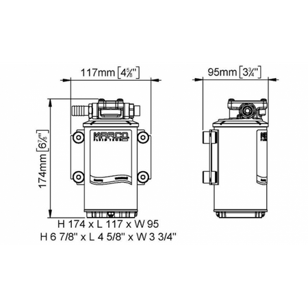 Pompa Up6/Oil 12 V.