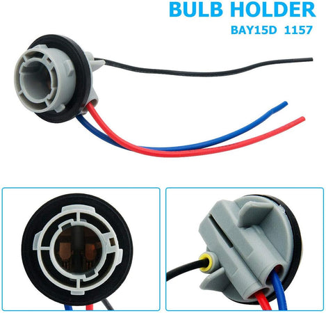 Ricambio Portalampada BAY15D P21/5W 12V Per Auto Cablaggio Compatibile Universale
