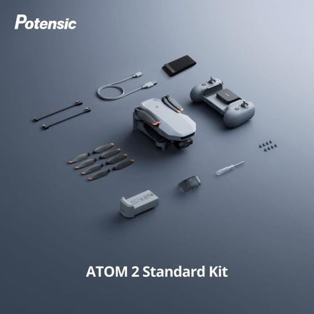 Drone - POTENSIC - ATOM 2 - Kit standard - Telecamera HD/4K - GPS integrato - Tempo di volo 31 minuti - Autonomia 10 km