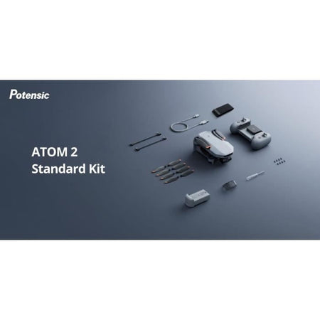 Drone - POTENSIC - ATOM 2 - Kit standard - Telecamera HD/4K - GPS integrato - Tempo di volo 31 minuti - Autonomia 10 km