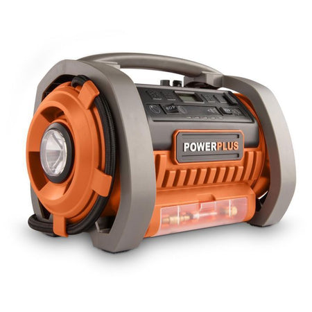 Compressore wireless 20V MAX 11BAR + Funzione ibrida - Dual Power Power POWDP7030 - consegnato senza batteria o caricabatterie