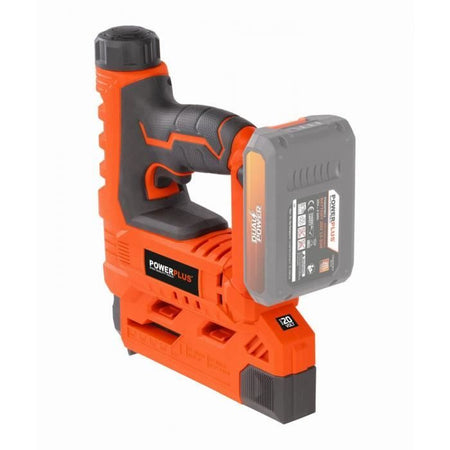 Cucitrice-chiodatrice a batteria 20V + 100 graffette + 100 chiodi - DUAL POWER POWDP7010 - Consegnata senza batteria né caricabatterie