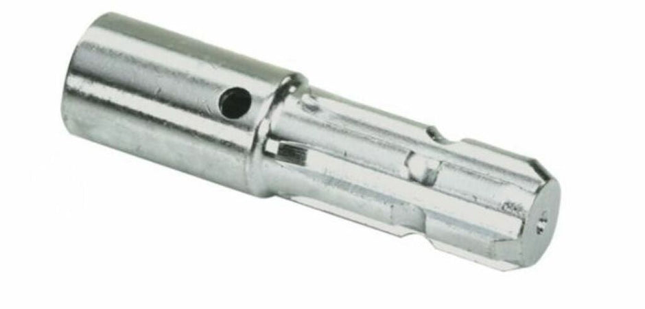 Riduzione per presa di forza con profilo interno 20x17mm con 12 scanalature e lunghezza 120mm Confezione da 1pz