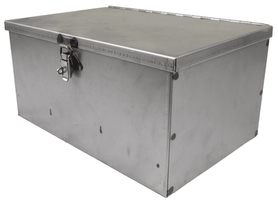 Cassetta porta attrezzi in lamiera 300x200x150mm Confezione da 1pz