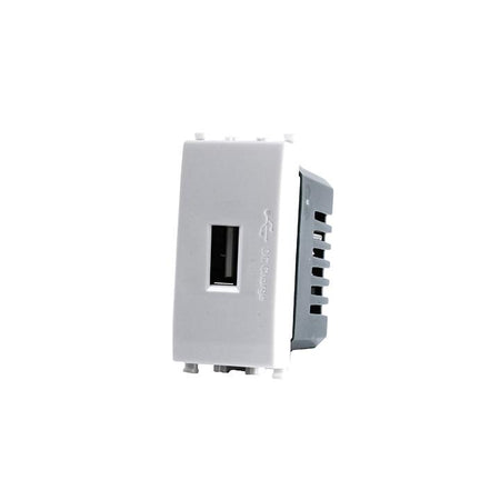 Presa Usb Mapam 2A 629B/Vmr-Pln Bia Comp V/Plan
