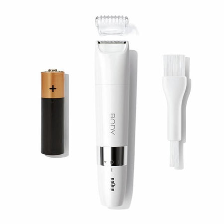 Tagliabordi elettrico Braun Body Mini BS1000 per uomini e donne - Wet & Dry - Multiuso - Bianco