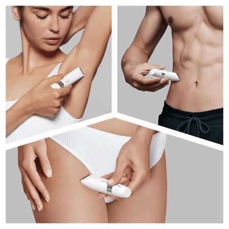 Tagliabordi elettrico Braun Body Mini BS1000 per uomini e donne - Wet & Dry - Multiuso - Bianco