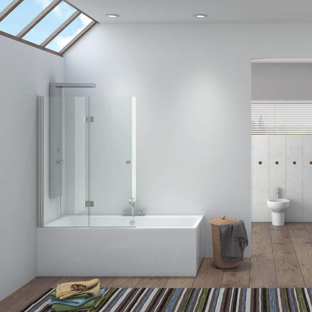 Parete Sopravasca Pieghevole Trasparente Karag S 7 - Shopbagno.it