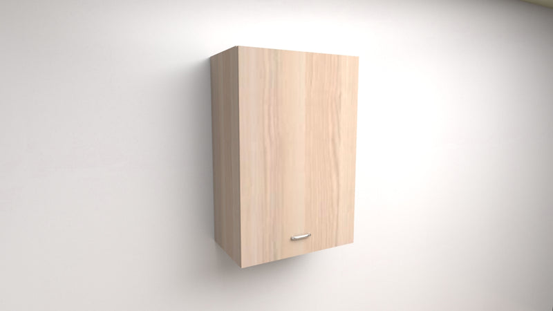 Pensile 90x40x33 Compreso di 1 Anta Spedizioni A Kit Le Misure Si intendono Altezza X Larghezza X profondità in colore rovere