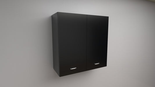 PENSILE SCOLAPIATTI H 90x L 80x P 33 COMPLETO DI SCOLAPIATTI IN ACCIAIO INOX. SPEDIZIONE IN KIT IN COLORE NERO