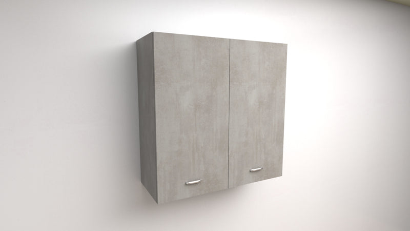 PENSILE SCOLAPIATTI H 90xL 60xP 33 COMPLETO DI SCOLAPIATTI IN ACCIAIO INOX CEMENTO