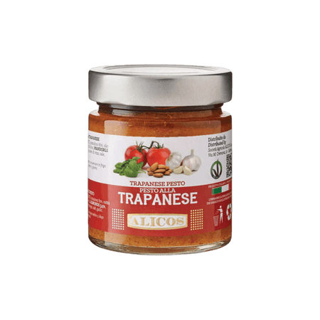 Pesto Trapanese | Artigianale - Ricetta Tradizionale | Alicos, Sicilia | 190g