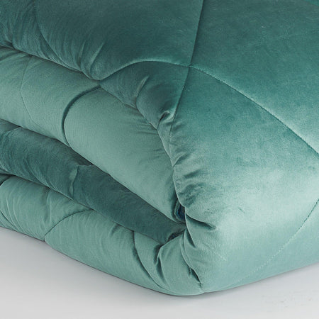 Via Roma 60 Trapunta Matrimoniale Estella in Velluto - Vari Colori S130 - Passarelli Biancheria