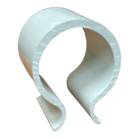 Clips In Pvc Fermatelo per Tubo d. 1"1/2 - mm.50 Fissaggio Plastica Serra Agrintech