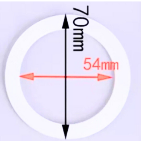 Guarnizione sottocoppa in silicone per macchina da caffè LELIT Ø 70 mm ricambio originale MC047SIL