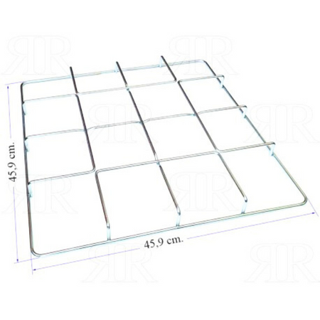 Griglia Cucina Gas Fitting Foster In Acciaio Cromato 4 fuochi 45.9 x 45.9 cm