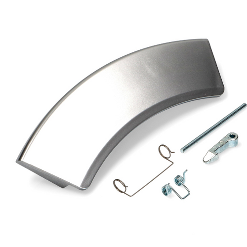 Kit maniglia Silver argento Sportello Oblò Lavatrice Aeg Electrolux Codice Ricambio 4055186482 Compatibile