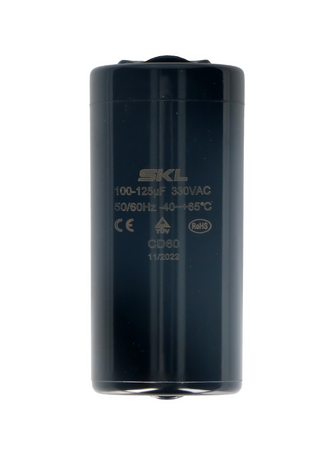 Condensatore start Elettrolitico Spunto Motore 100-125 mf 330 Volt