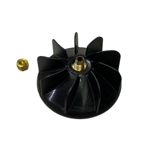 Ventola pohn Gammapiù - asciugacapelli ricambio con dado - 4,5 MM