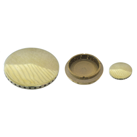 Spartifiamma Fitting Foster cucina ottone piano cottura - 3 fuochi