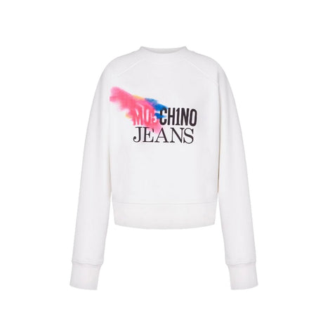 MOSCHINO JEANS felpe senza cappuccio donna moschino jeans - felpa - bianco da donna