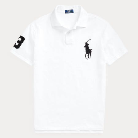 Polo Ralph Lauren Uomo 100% Cotone Pony Ricamato Slim Fit Maniche Corte Maxi Logo Big Pony