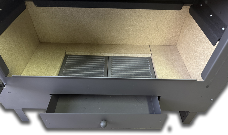 Camino a Legna Z4950 16 kw con griglia frontale x uscita aria calda