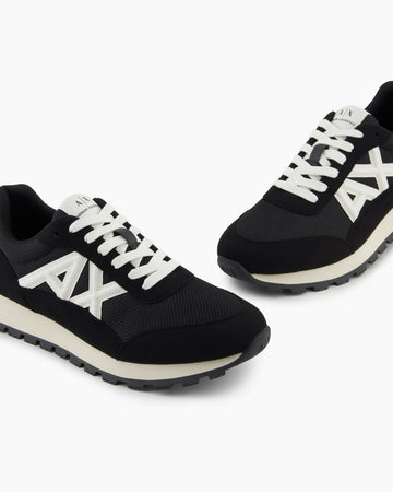 Armani Exchange uomo sneakers con logo a contrasto