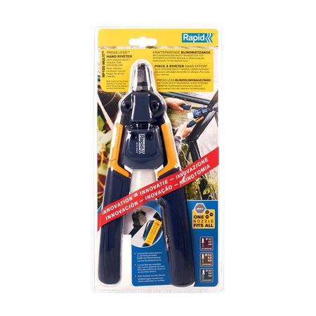 Pinza rivettatrice - RAPID - RP100 MULTI - Alluminio e acciaio inox - Confezione blister